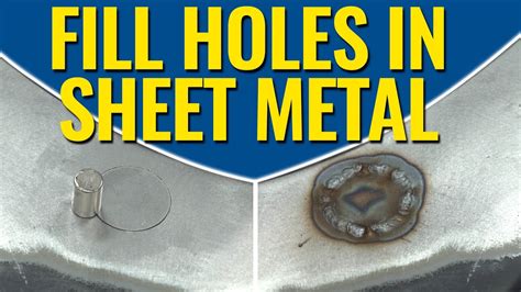 aluminum sheet metal repair|patching holes in sheet metal.